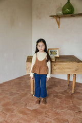 ［mon Atelier］Frill knit top