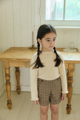 ［mon Atelier］Frill knit top
