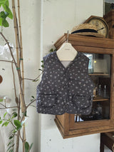 ［mon Atelier］Floral vest