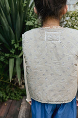 ［mon Atelier］Floral vest