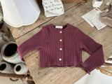 ［mon Atelier］Crop cardigan
