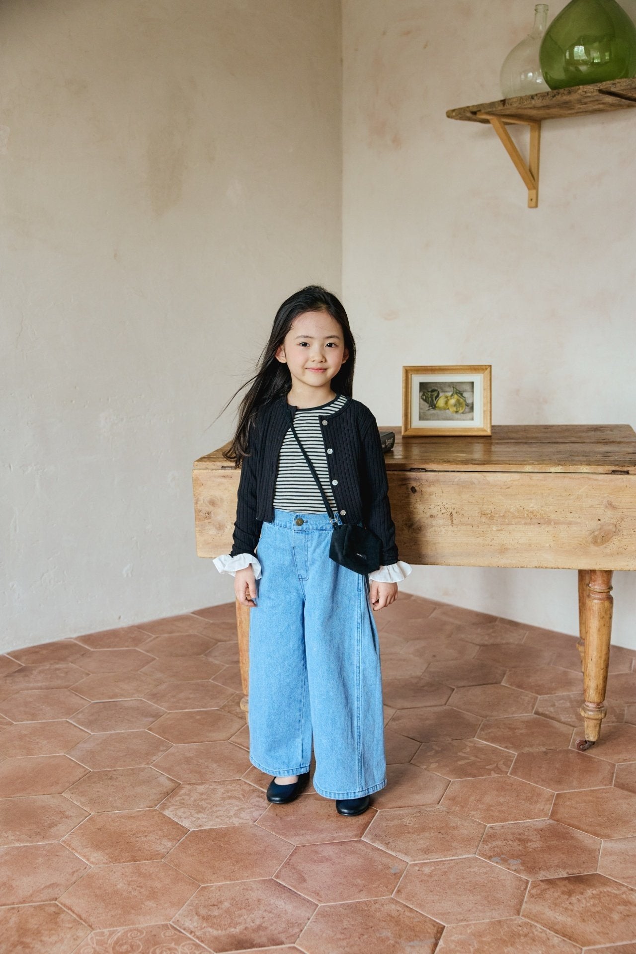 ［mon Atelier］Widen denim pants