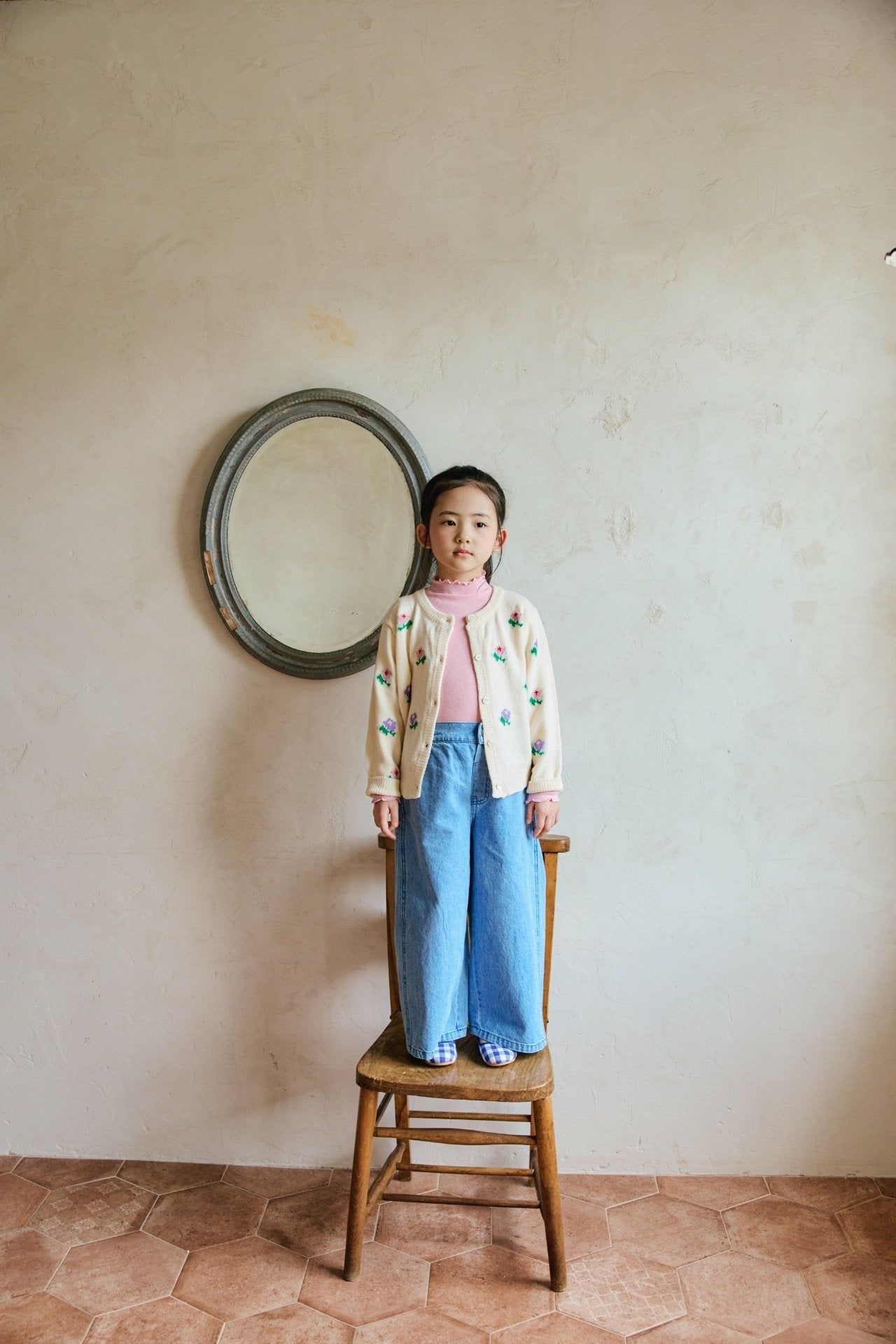 ［mon Atelier］Widen denim pants
