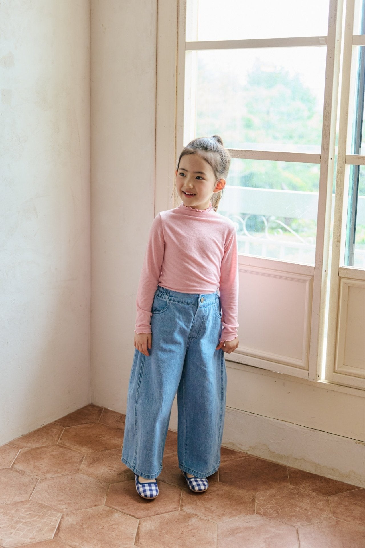 ［mon Atelier］Widen denim pants