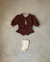 ［nanamood by BananaJ］Bebe mocha cardigan