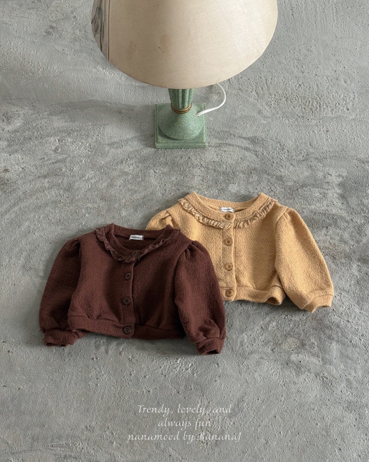 ［nanamood by BananaJ］Bebe mocha cardigan