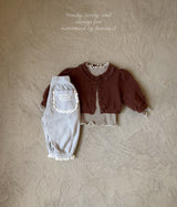 ［nanamood by BananaJ］Bebe mocha cardigan