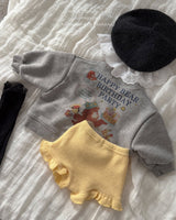 ［nanamood by BananaJ］Bebe knit frill pants