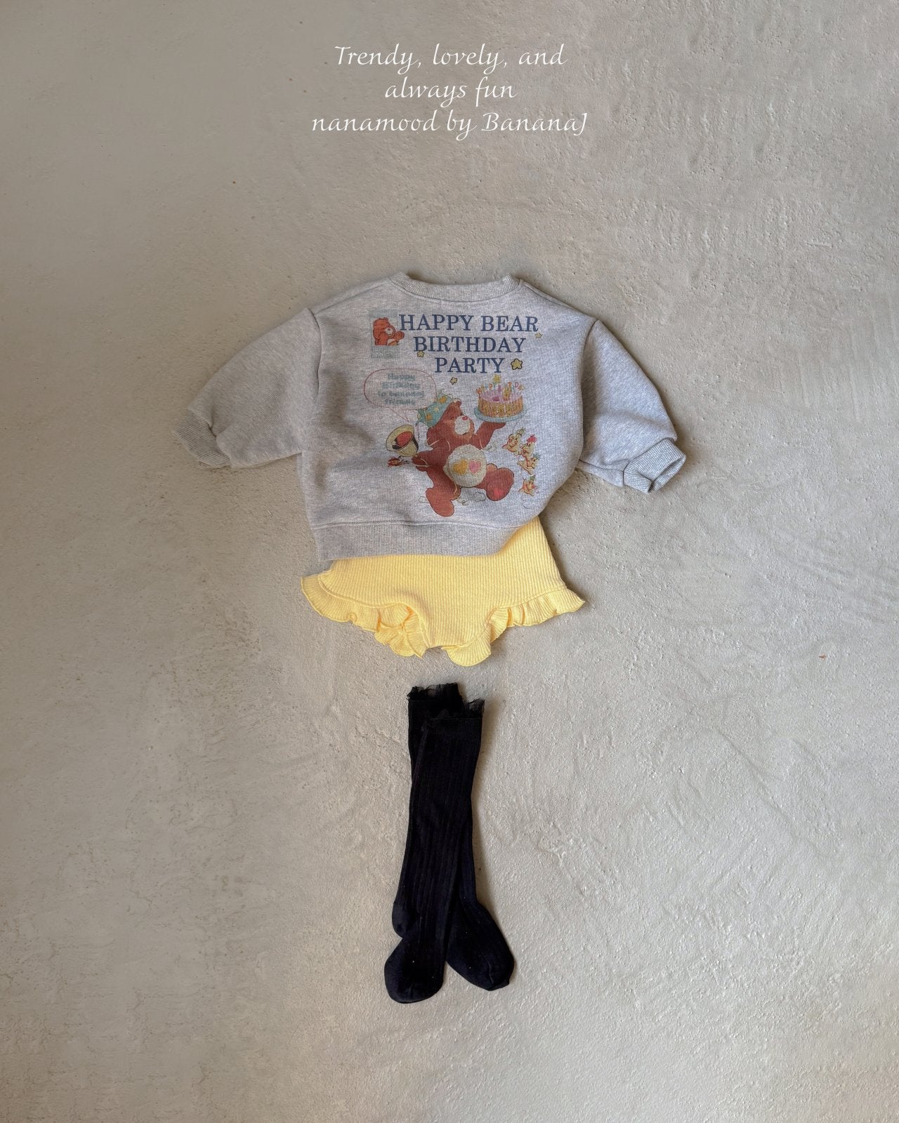 ［nanamood by BananaJ］Bebe knit frill pants