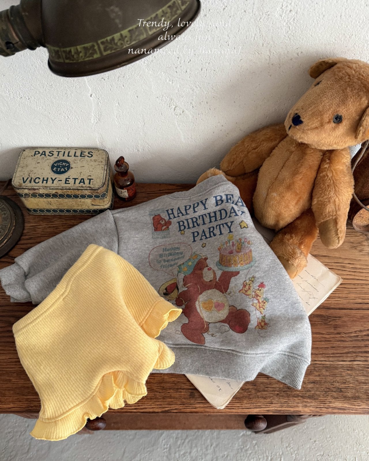 ［nanamood by BananaJ］Bebe knit frill pants