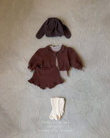 ［nanamood by BananaJ］Bebe knit frill pants