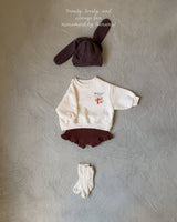 ［nanamood by BananaJ］Bebe knit frill pants
