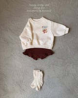 ［nanamood by BananaJ］Bebe knit frill pants