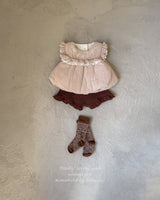 ［nanamood by BananaJ］Bebe knit frill pants