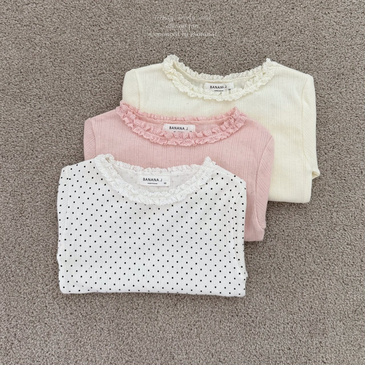 ［nanamood by BananaJ］Bebe lucky bicky tee