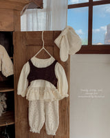 ［nanamood by BananaJ］Bebe ruffle point tee