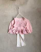 ［nanamood by BananaJ］Bebe ruffle point tee