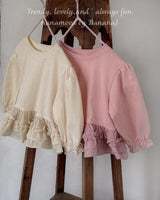 ［nanamood by BananaJ］Bebe ruffle point tee