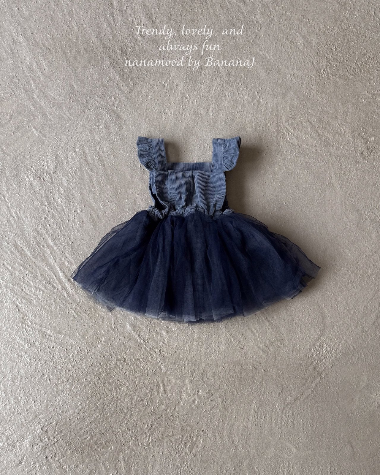 ［nanamood by BananaJ］Bebe tully suspender suit