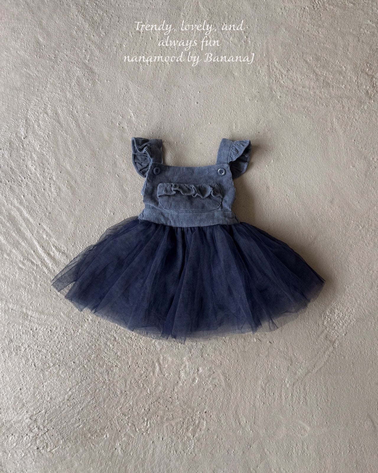 ［nanamood by BananaJ］Bebe tully suspender suit