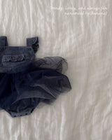 ［nanamood by BananaJ］Bebe tully suspender suit
