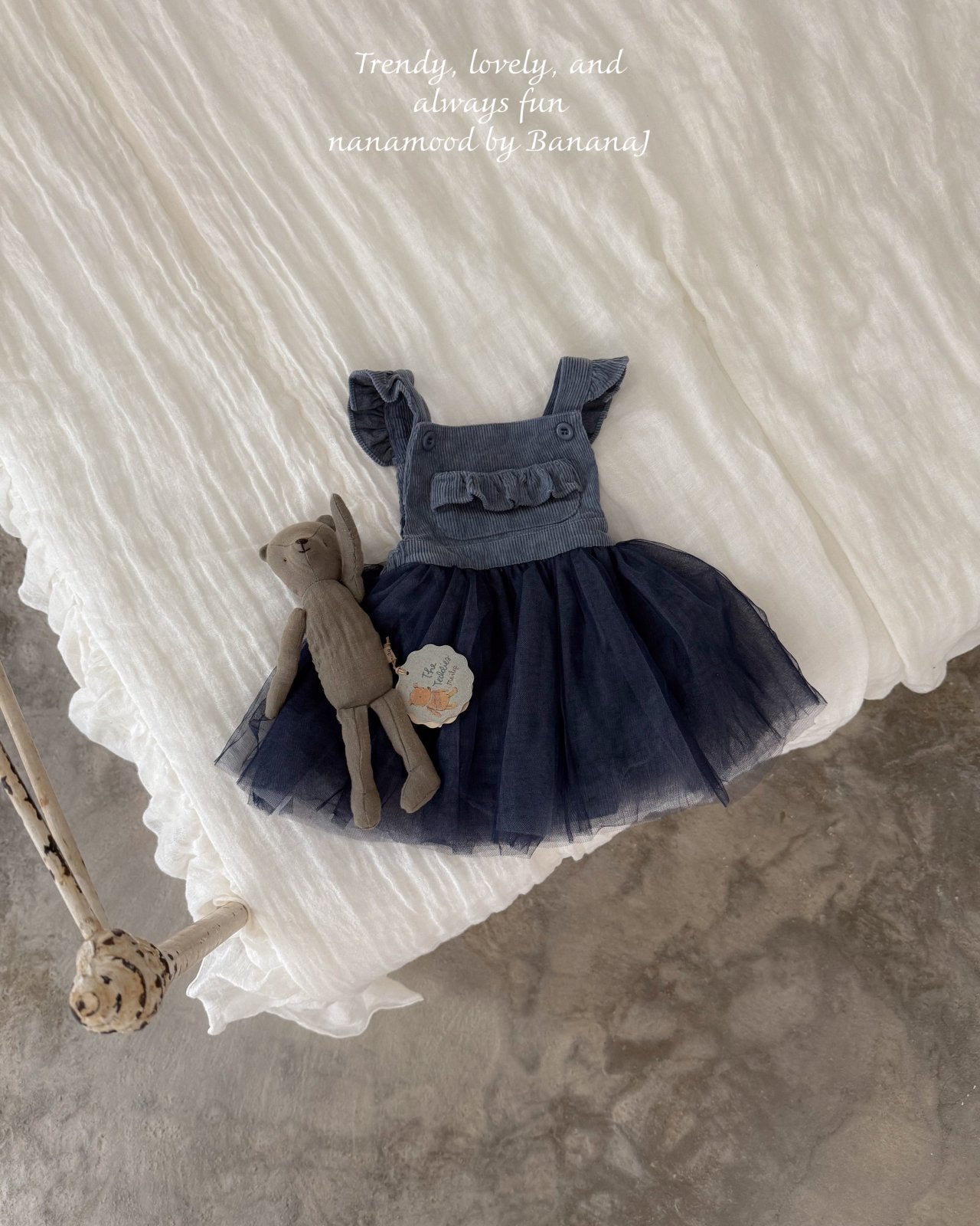 ［nanamood by BananaJ］Bebe tully suspender suit