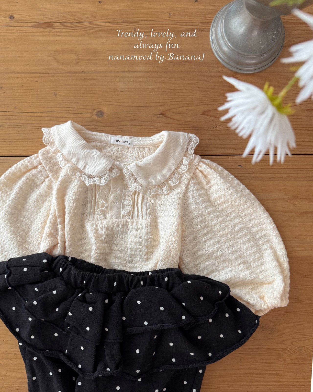 ［nanamood by BananaJ］Bebe soft blouse