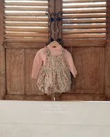 ［nanamood by BananaJ］Bebe garden suspender suit