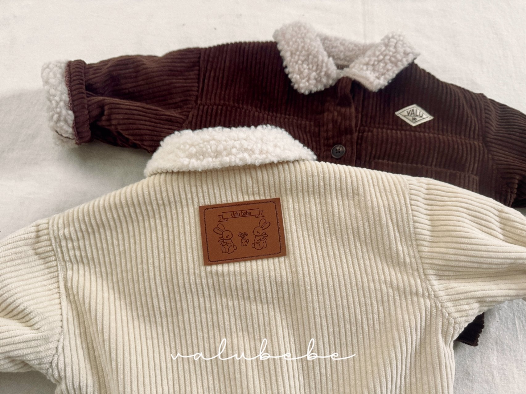 ［valubebe］Corduroy boa jacket (baby & kids)