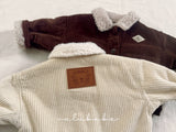 ［valubebe］Corduroy boa jacket (baby & kids)