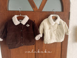 ［valubebe］Corduroy boa jacket (baby & kids)