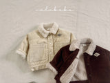 ［valubebe］Corduroy boa jacket (baby & kids)