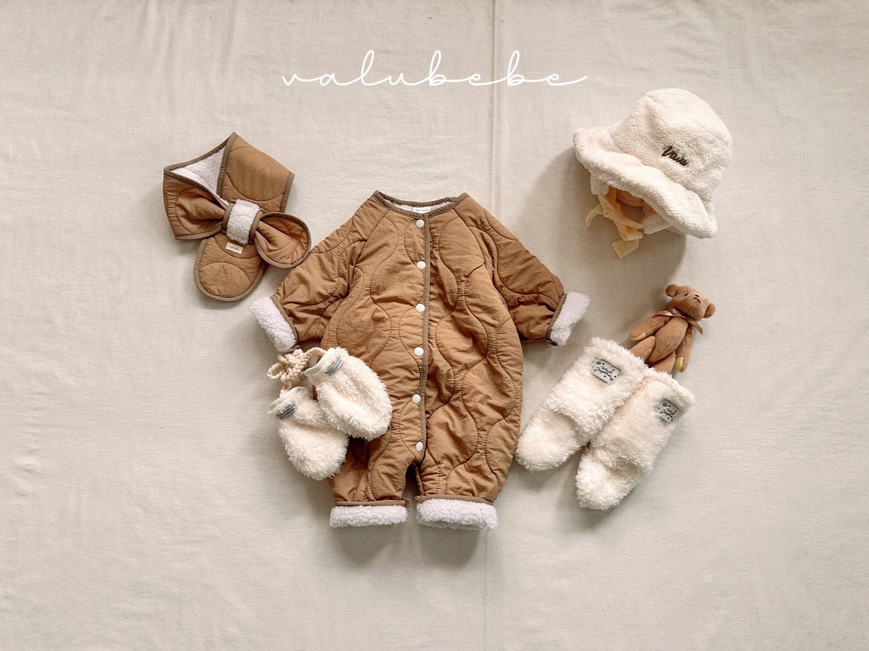 ［valubebe］Fur bucket hat (baby)