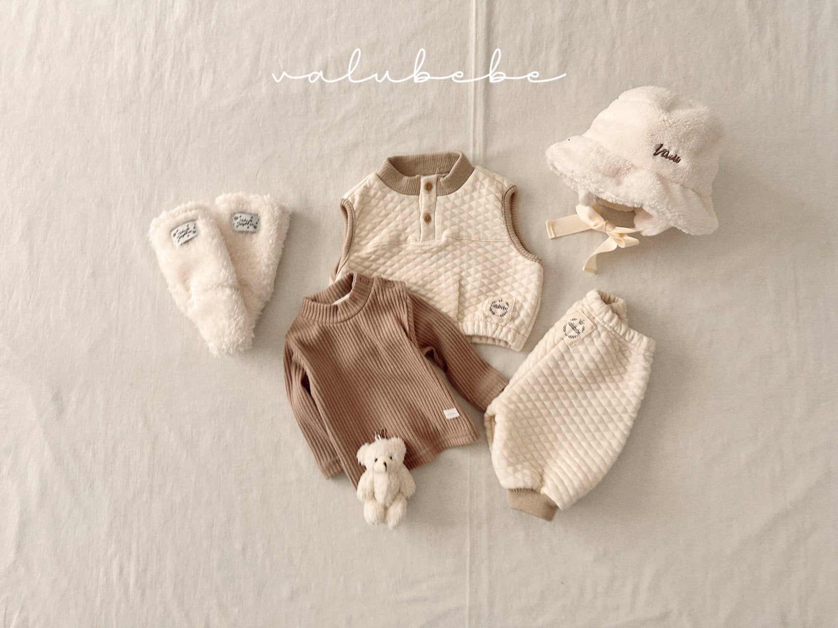 ［valubebe］Fur bucket hat (baby)