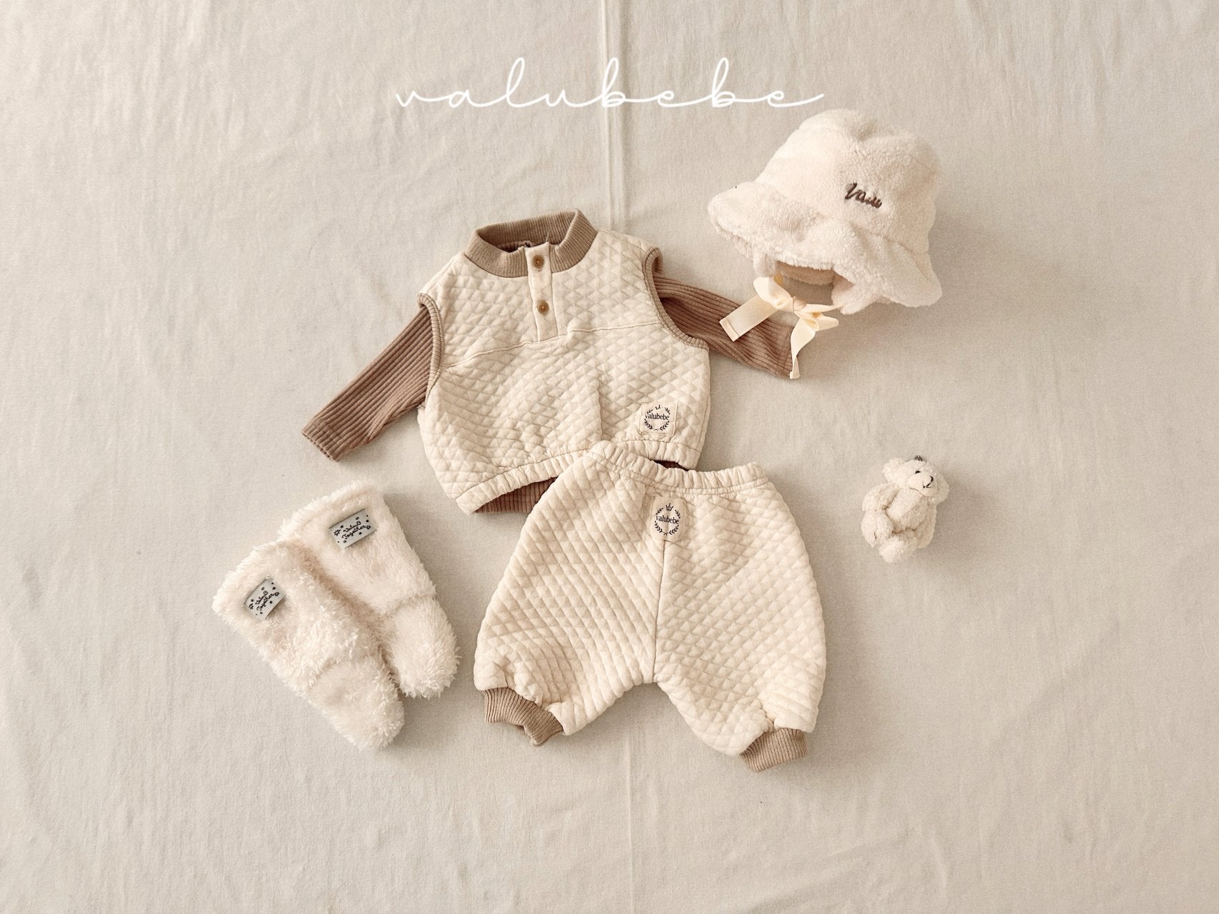 ［valubebe］Fur bucket hat (baby)
