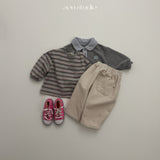 ［aou studio］Curu stripe tee