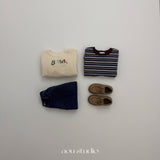 ［aou studio］Curu stripe tee