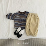 ［aou studio］Curu stripe tee
