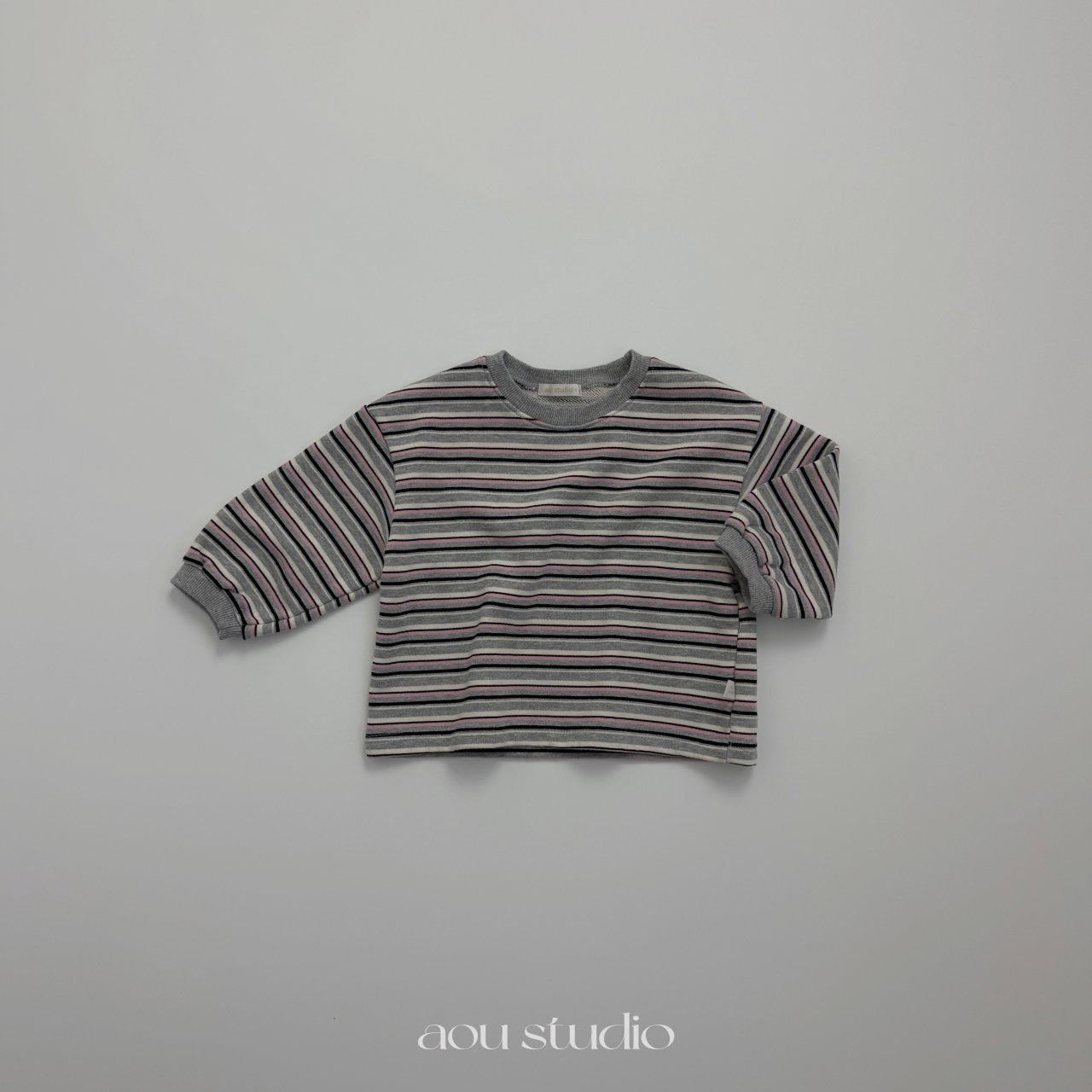 ［aou studio］Curu stripe tee