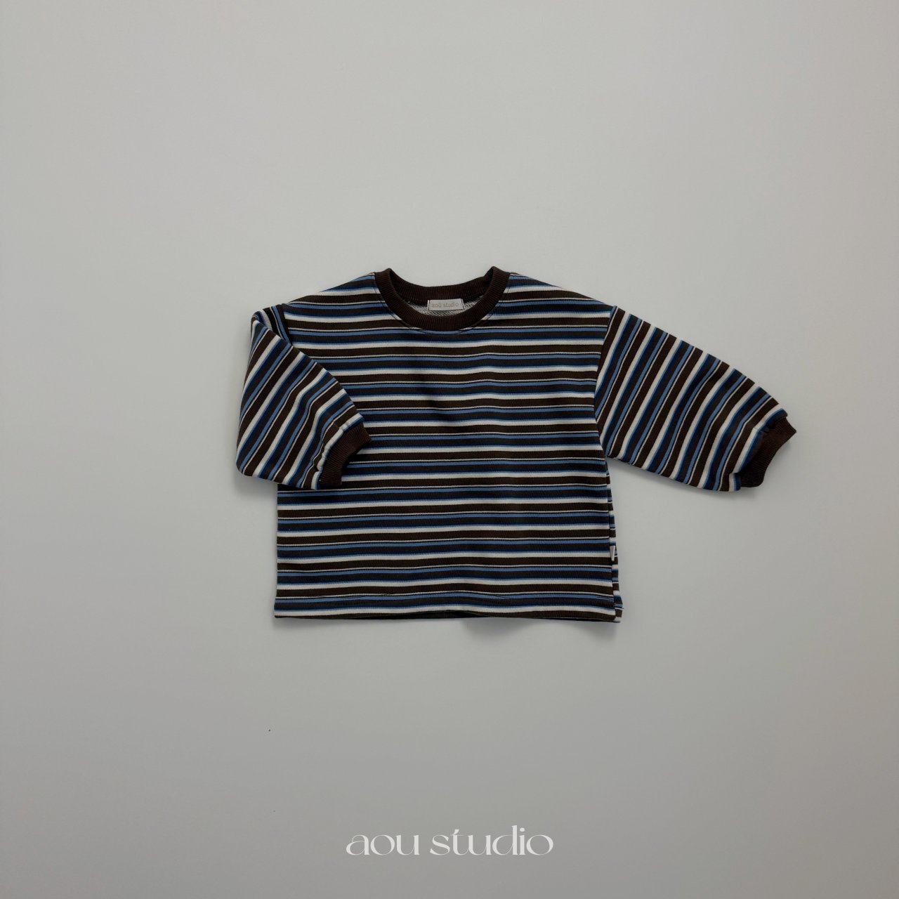 ［aou studio］Curu stripe tee