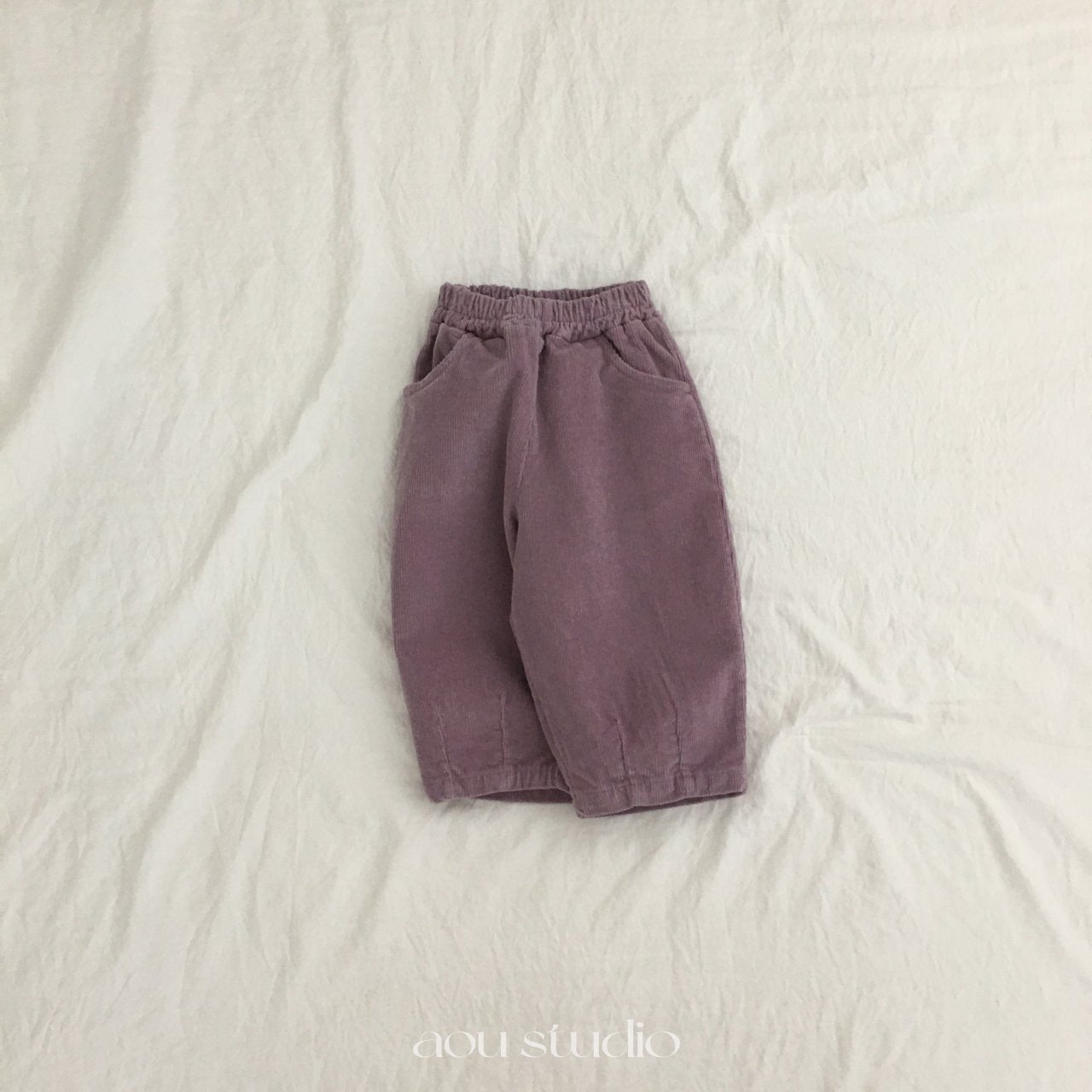 ［aou studio］Curved pants