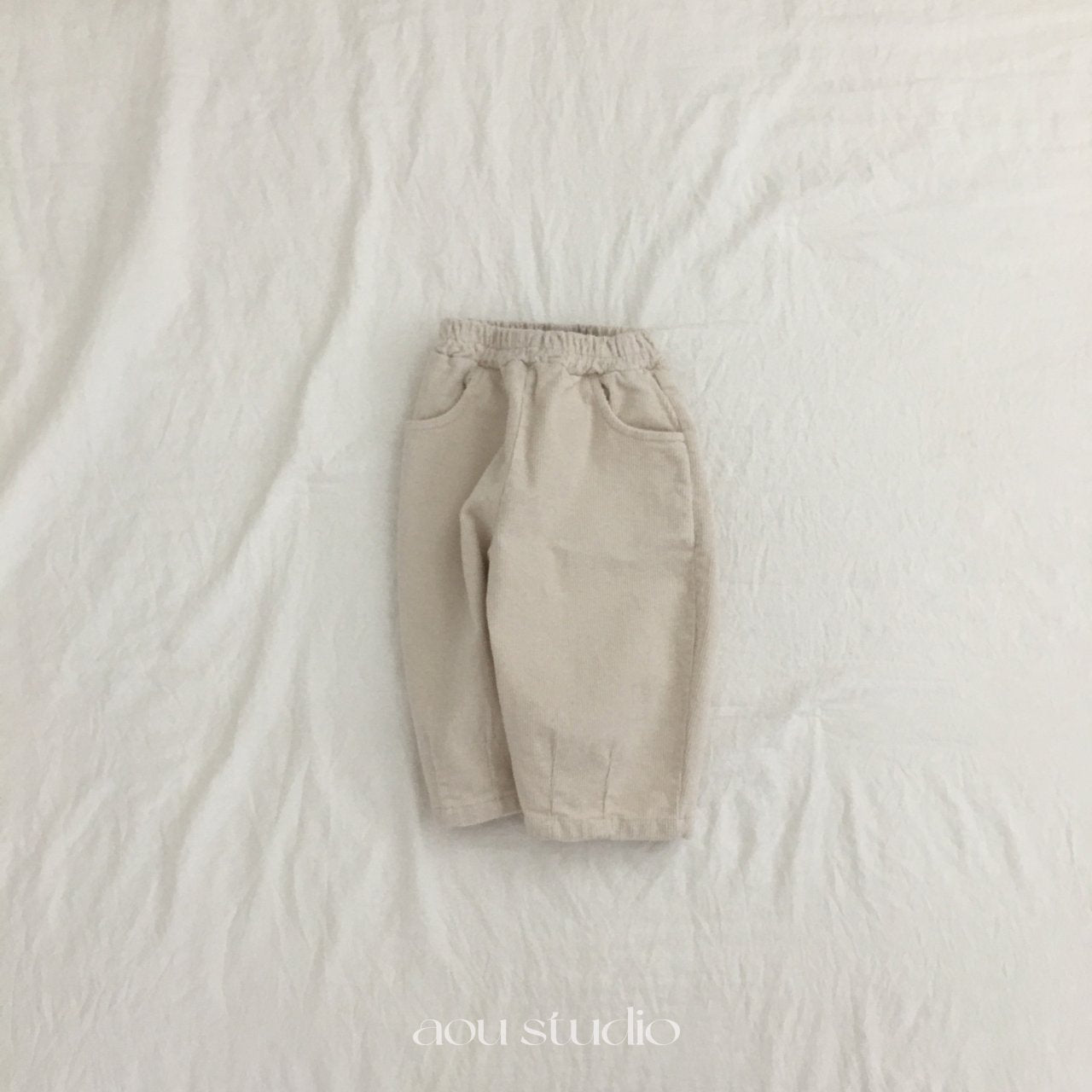 ［aou studio］Curved pants