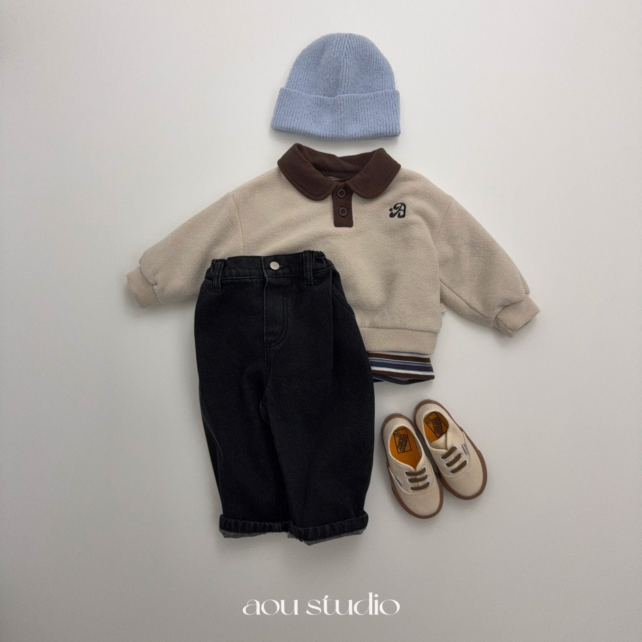 ［aou studio］Kawa collar mtm