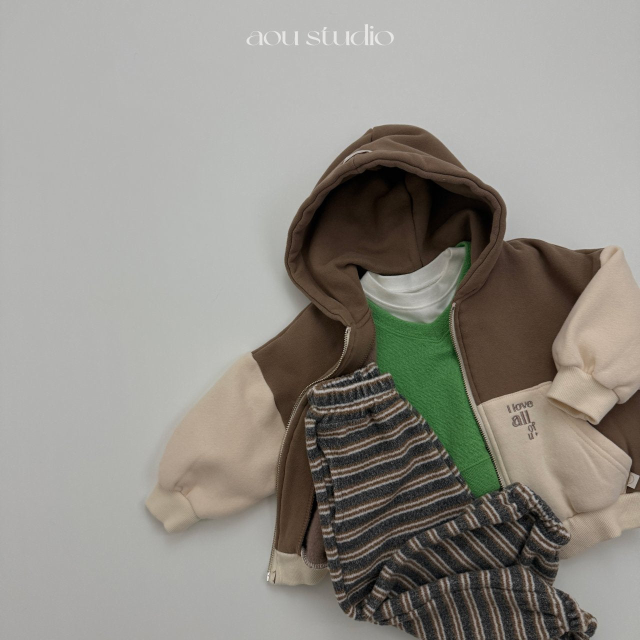 ［aou studio］Melo warm hoodie