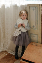 ［FLO］Coco fur vest