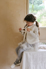 ［FLO］Coco fur vest