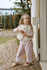 ［FLO］Coco fur vest