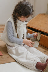 ［FLO］Coco fur vest