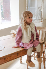 ［FLO］Coco fur vest