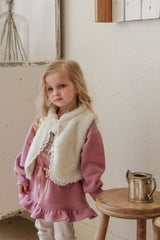 ［FLO］Coco fur vest